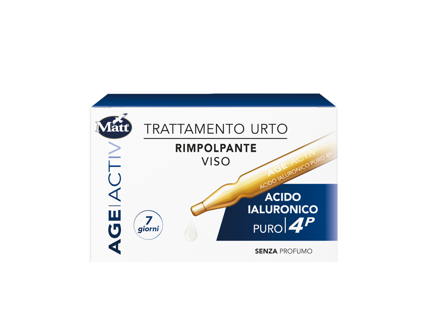 Matt Age Activ Trattamento Urto Rimpolpante Viso 7 Fiale