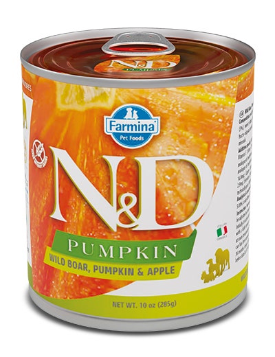 Farmina Natural & Delicious Pumpkin Con Cinghiale Zucca E Mela Per Cani Adulti 285g