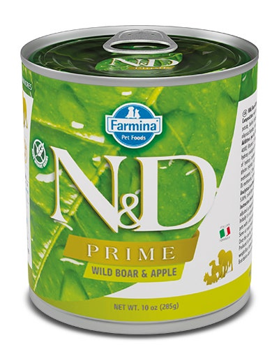Farmina Natural & Delicious Prime Con Cinghiale E Mela Per Cani Adulti 285g