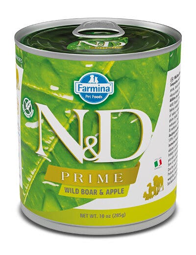 Farmina Natural & Delicious Prime Con Cinghiale E Mela Per Cani Adulti 285g