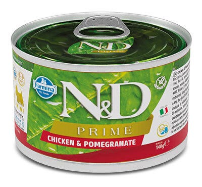 Farmina Natural & Delicious Prime Mini Con Pollo E Melograno Per Cani Adulti 140g