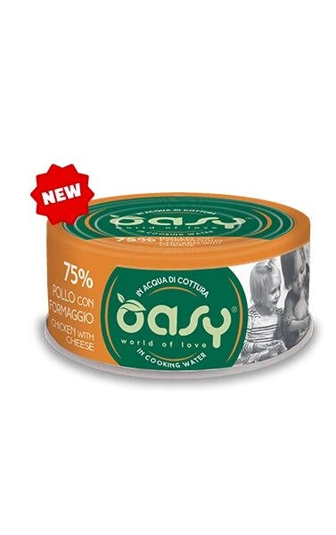 Oasy More Love Gatto Pollo con Formaggio 70g