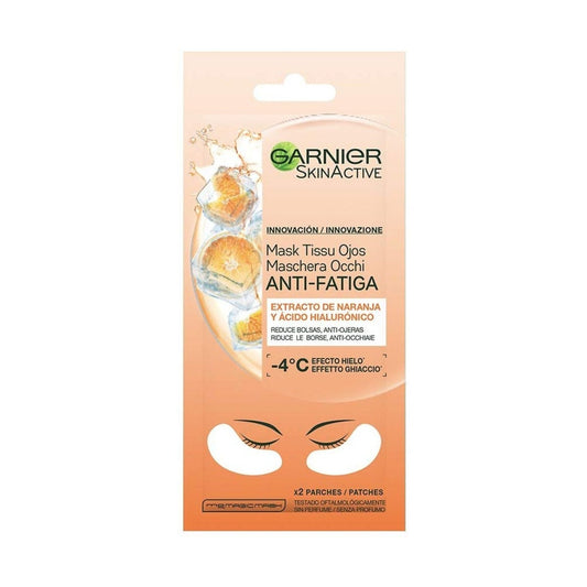Garnier Maschera in Tessuto Occhi Orange Juice E Acido Ialuronico