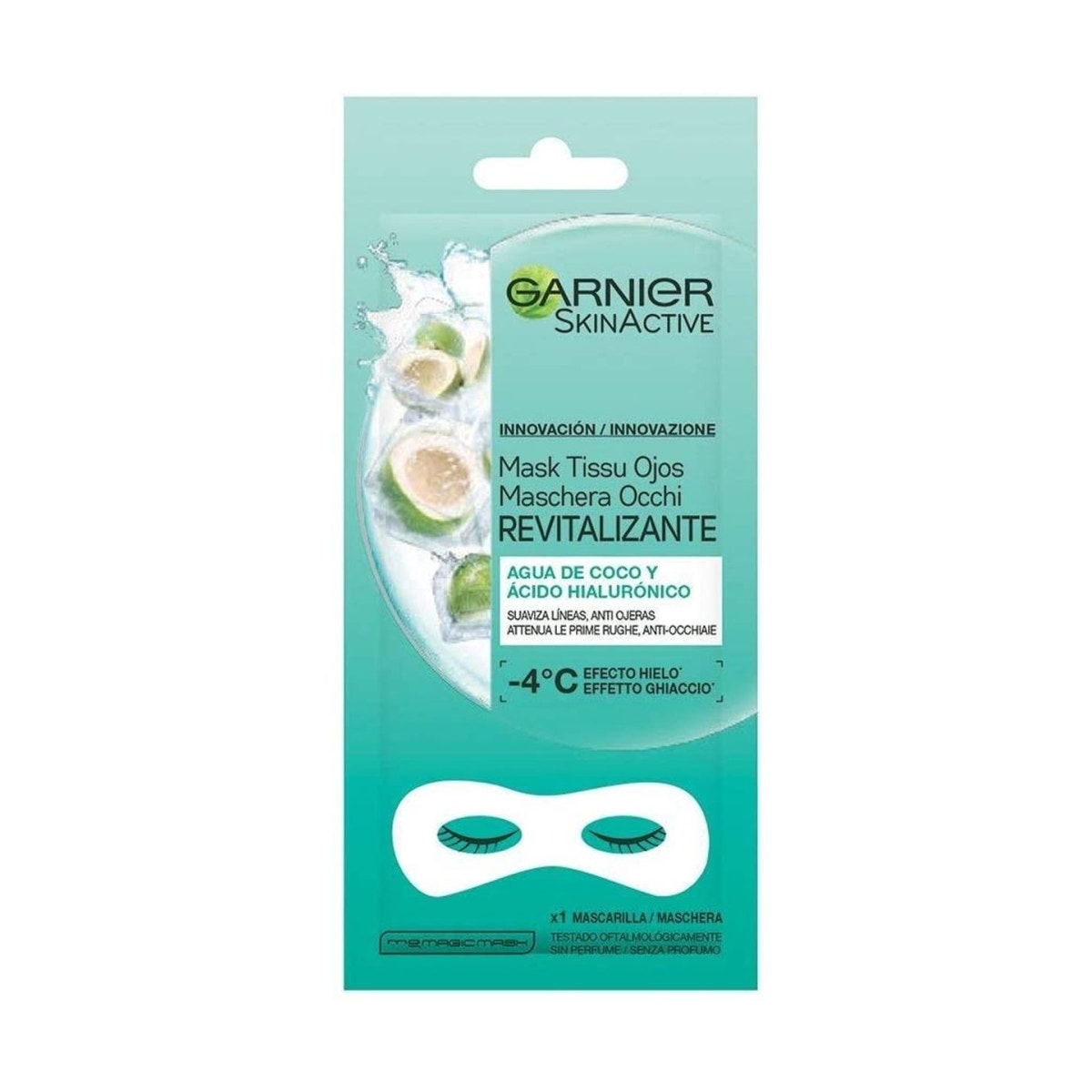 Garnier Maschera in Tessuto Occhi Acqua di Cocco E Acido Ialuronico