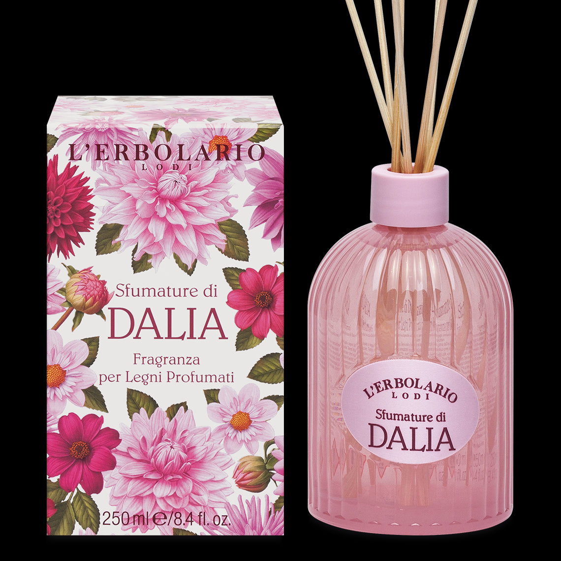 L'Erbolario Fragranza Per Legni Profumati Sfumature Di Dalia 250ml