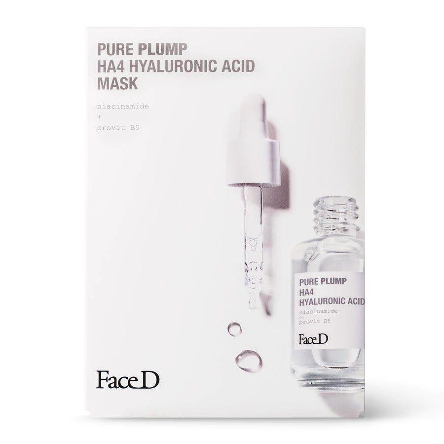 Face D Maschera Viso Pure Plump HA4 Acido Ialuronico
