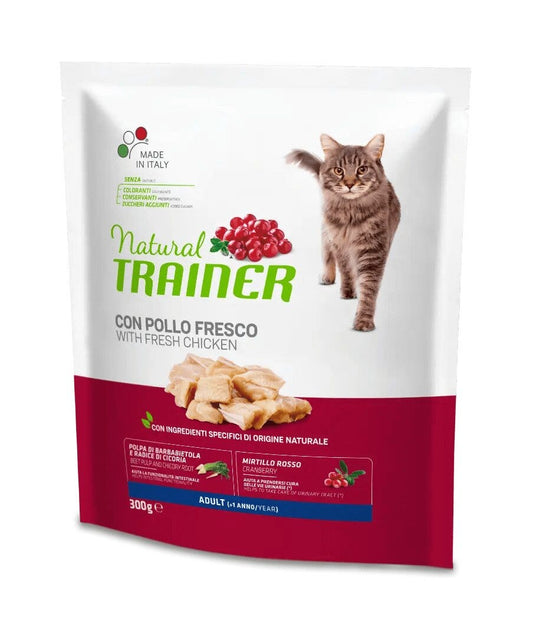 Natural Trainer Crocchette Pollo Fresco Per Gatti Adulti Sacco 300g