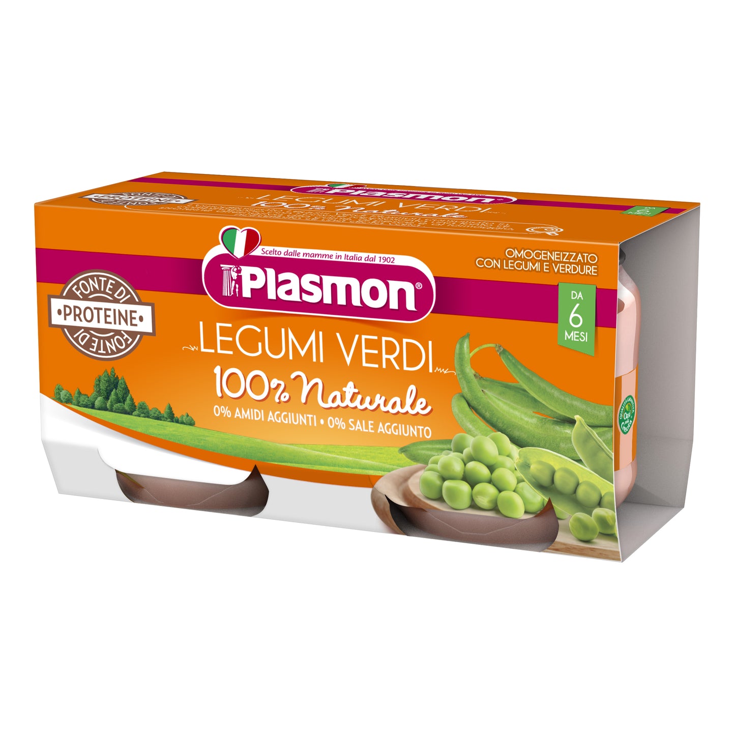 PLASMON OMOG LEGUMI VERDI2X80G