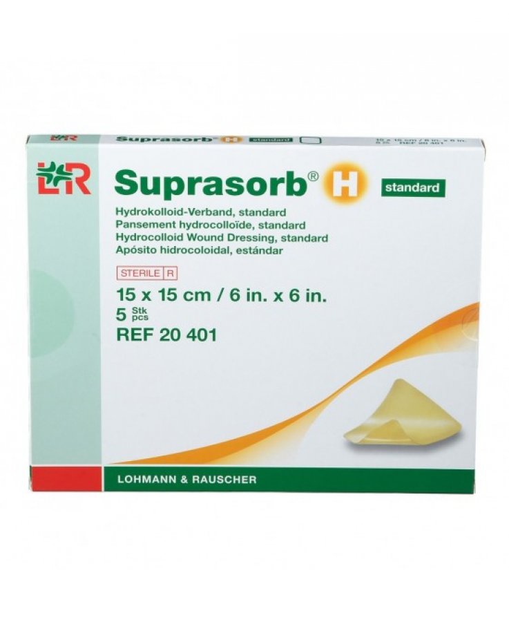 SUPRASORB H STANDARD 15X15CM 5 PEZZI