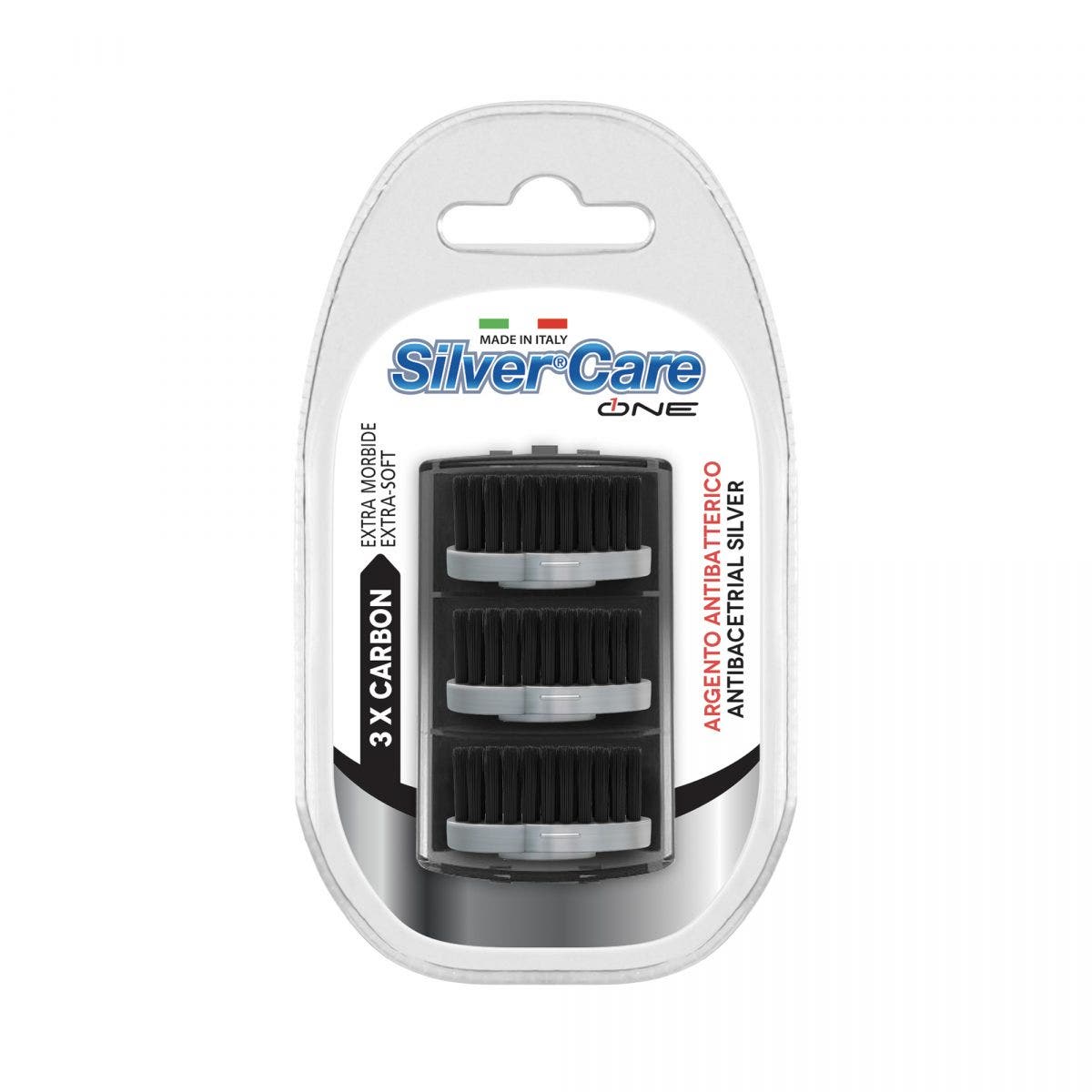 Silvercare One Carbon Ricariche 3 Pezzi
