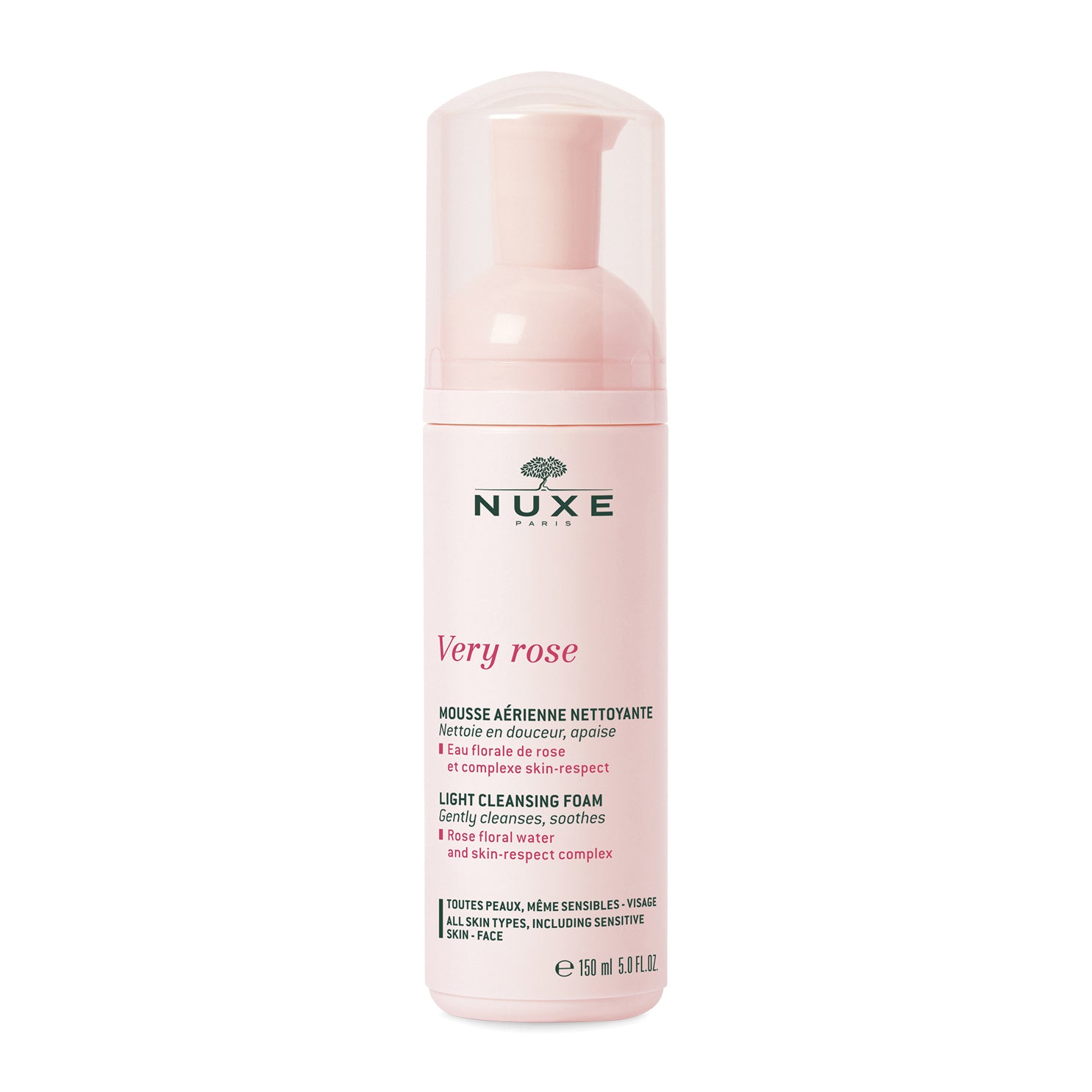 NUXE VERY ROSE MOUSSE AERIENNE NETTOYANTE 150ML