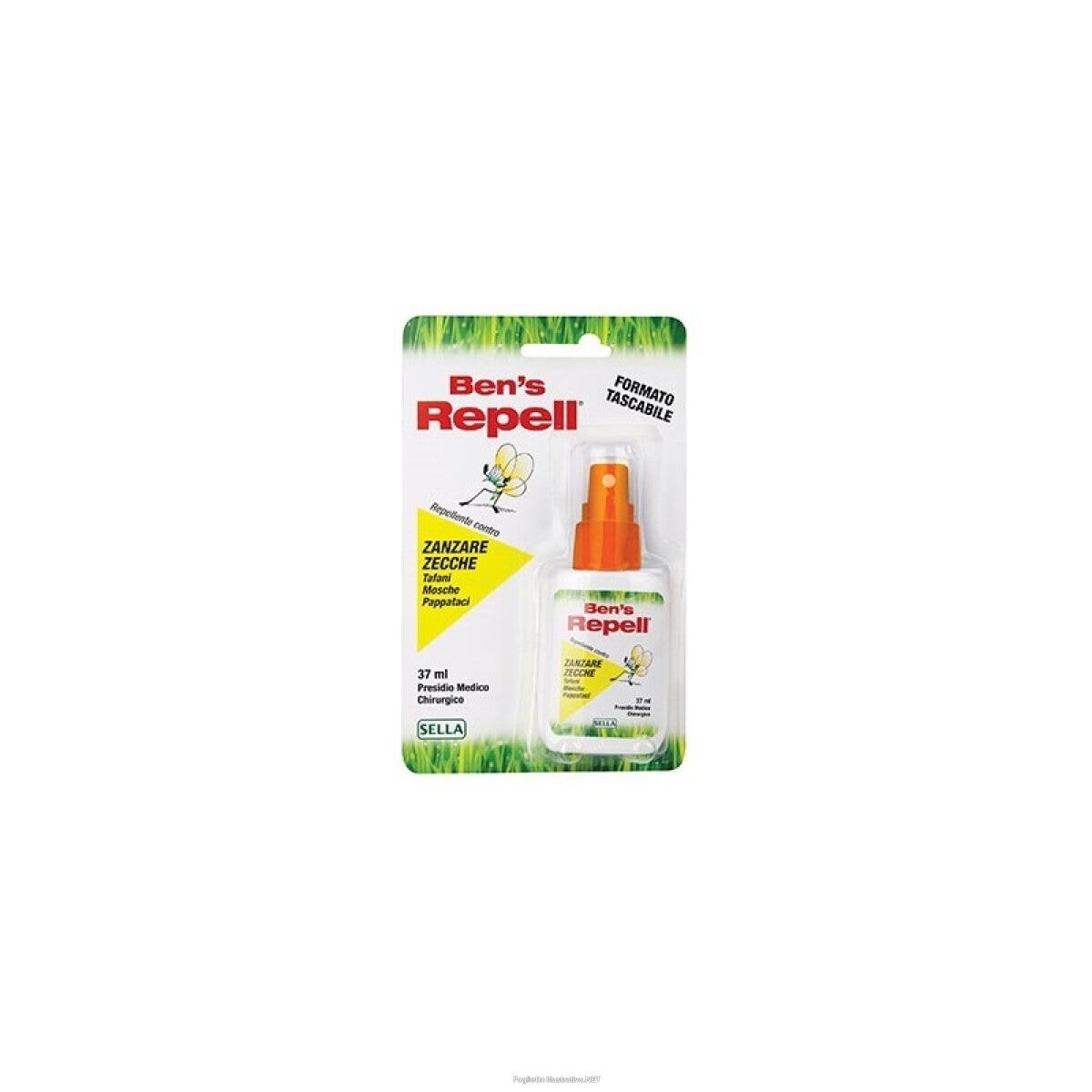 Ben’s Repell Biocida Tascabile Nebulizzatore No-Gas 37ml