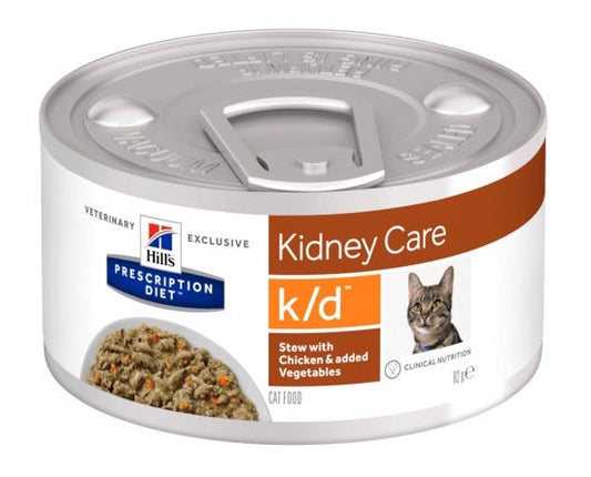 Hill's Prescription Diet K/D Renal Gatto Pollo e Verdure 82g