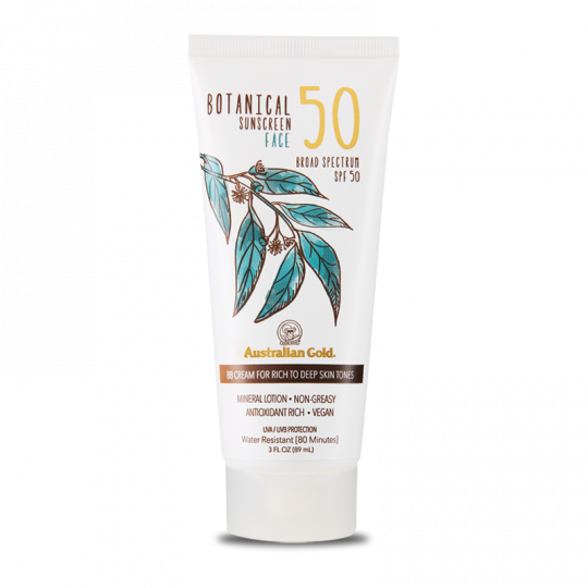 Australian Gold Botanical BB Cream Viso SPF50 Colorazione Dark 88ml