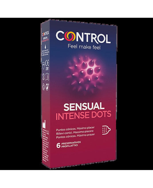 CONTROL*Sensual Inten.Dots 6pz
