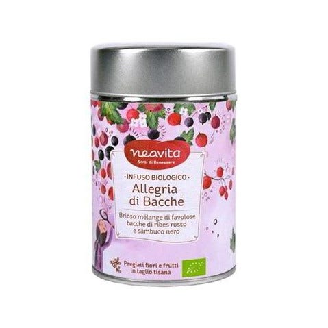 Neavita Silver Tin Infuso Allegria Bacche Bio 90g