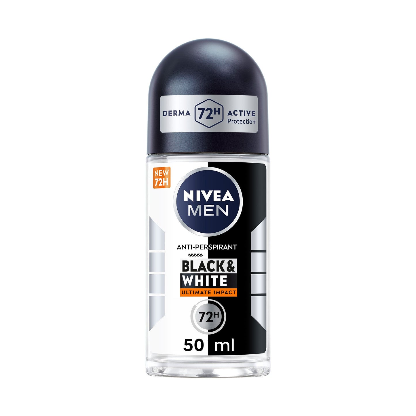 Nivea Men Black&white Invisible Ultimate Impact Roll-on Deodorante Antitraspirante 50ml