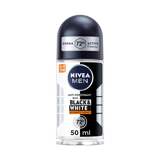 Nivea Men Black&white Invisible Ultimate Impact Roll-on Deodorante Antitraspirante 50ml