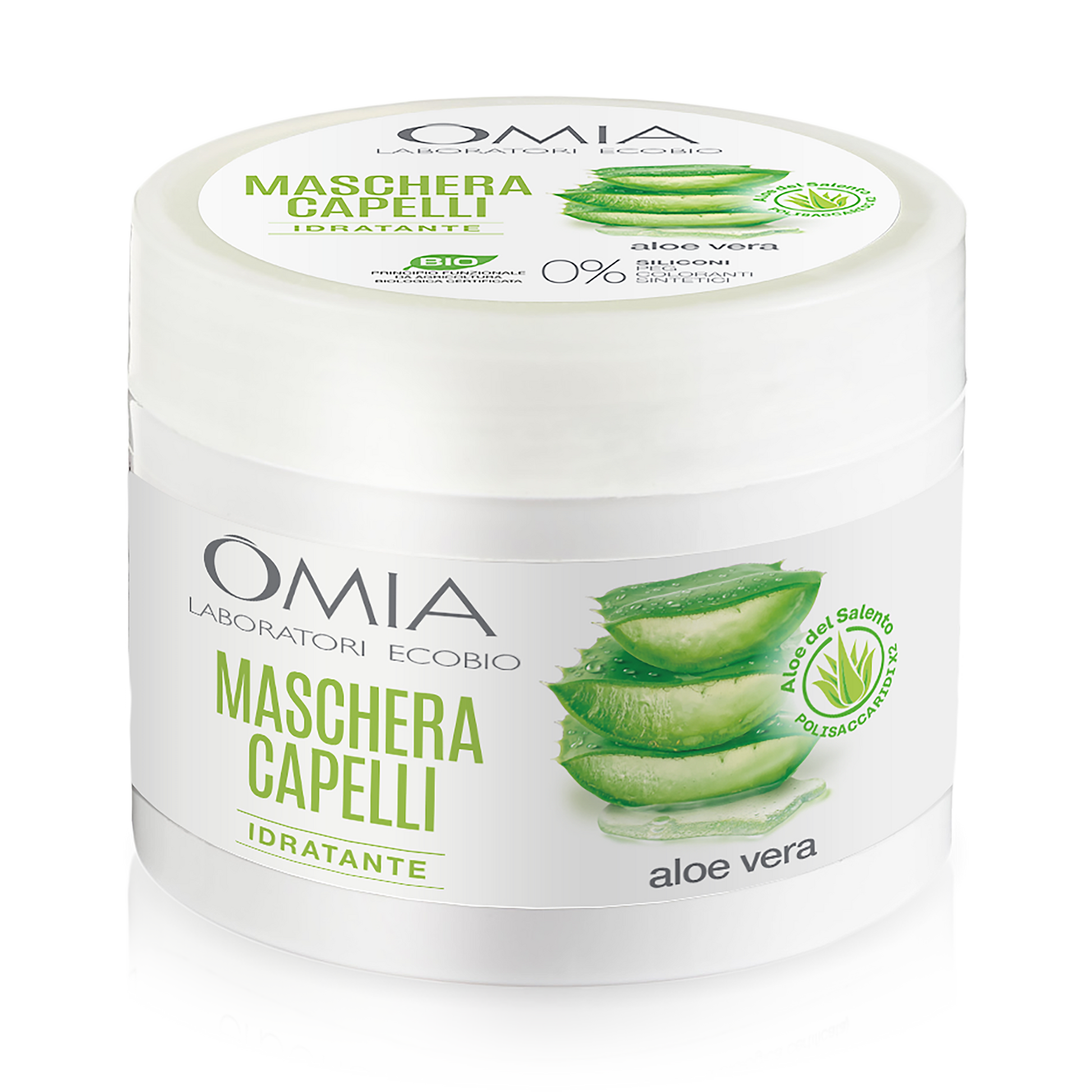 Omia Maschera Capelli Erboristica Aloe Vera 250ml