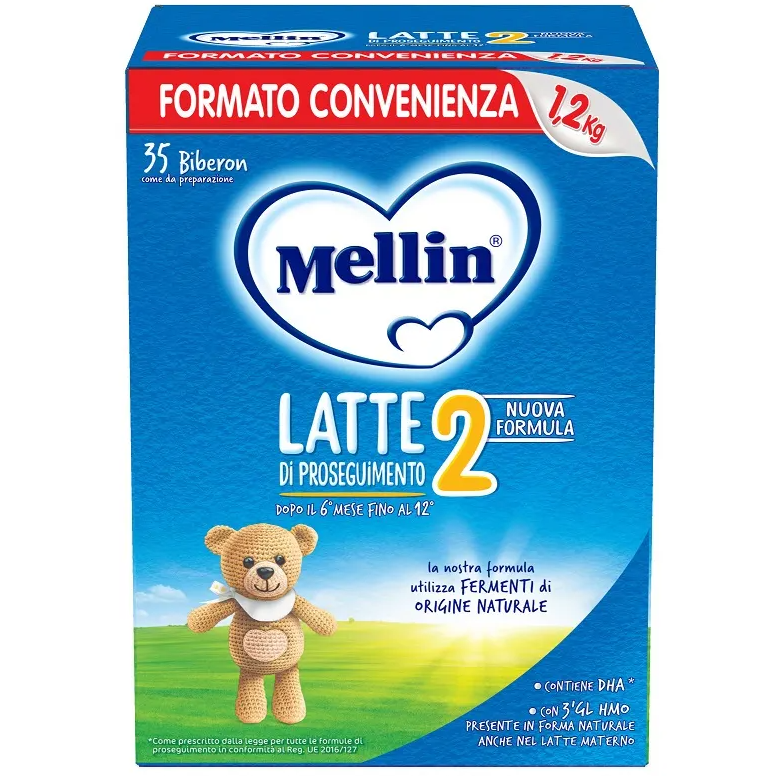 MELLIN 2 LATTE IN POLVERE 1200 GRAMMI