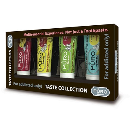 Puro Taste Collection 4 Mini Dentifrici