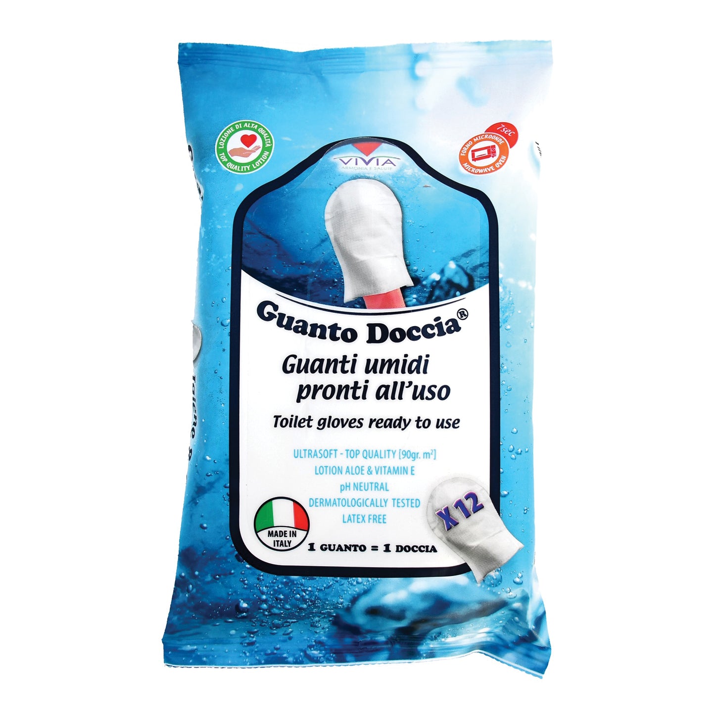 VIVIA GUANTO DOCCIA S/RISC 12P