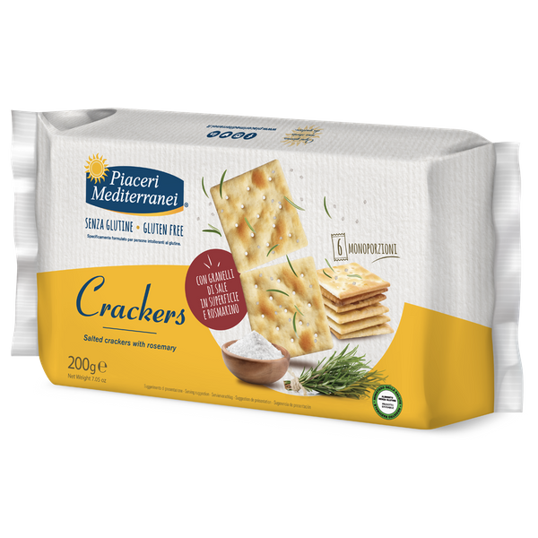 PIACERI MEDITERRANEI CRACKERS 200 GRAMMI