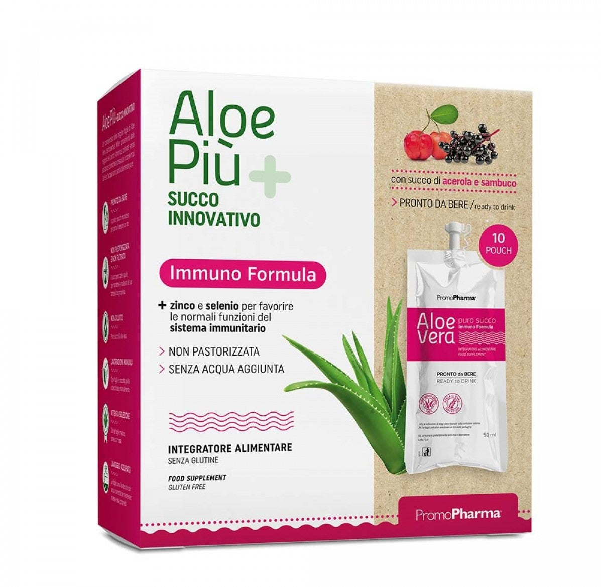 ALOE PIU' Immuno Formula 10Stk Promopharma