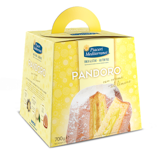 PIACERI MEDITERRANEI PANDORO AL LIMONE 700 GRAMMI