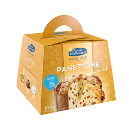 PIACERI MEDITERRANEI PANETTONE SENZA CANDITI 650 GRAMMI
