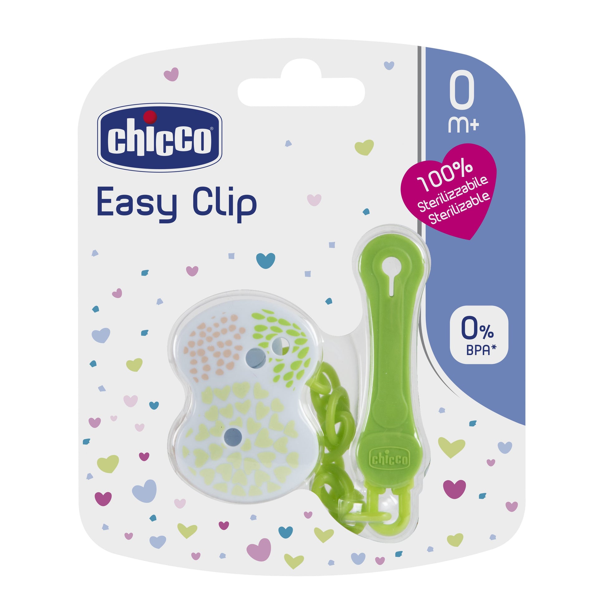 CHICCO Clip C/Catenella Mix 0m+
