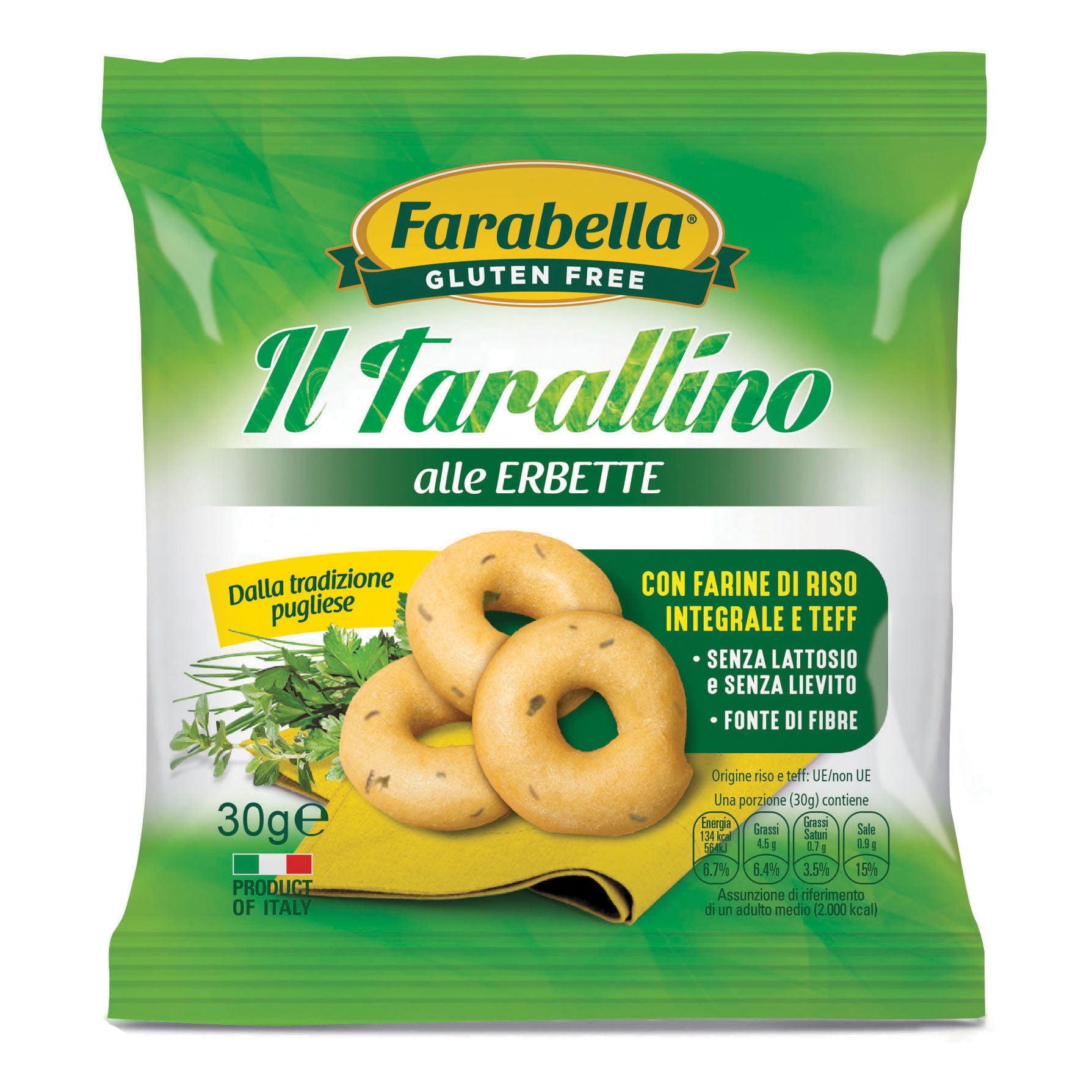 FARABELLA Il Tarallino alle Erbette 30g