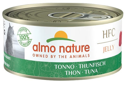 Almo Nature HFC Jelly Cibo Umido Tonno Per Gatti Adulti Scatoletta 150g