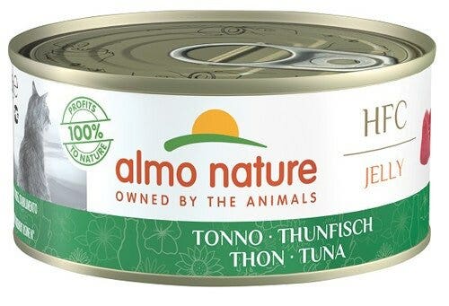 Almo Nature HFC Jelly Cibo Umido Tonno Per Gatti Adulti Scatoletta 150g
