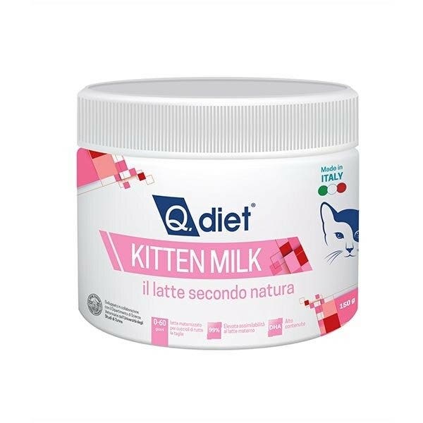 Q.Vet Q Diet Kitten Milk Latte In Polvere Per Gattini 150g