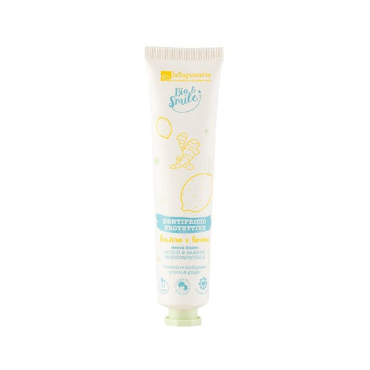 La Saponaria Bio&Smile Dentifricio Protettivo Limone/Zenzero 75ml