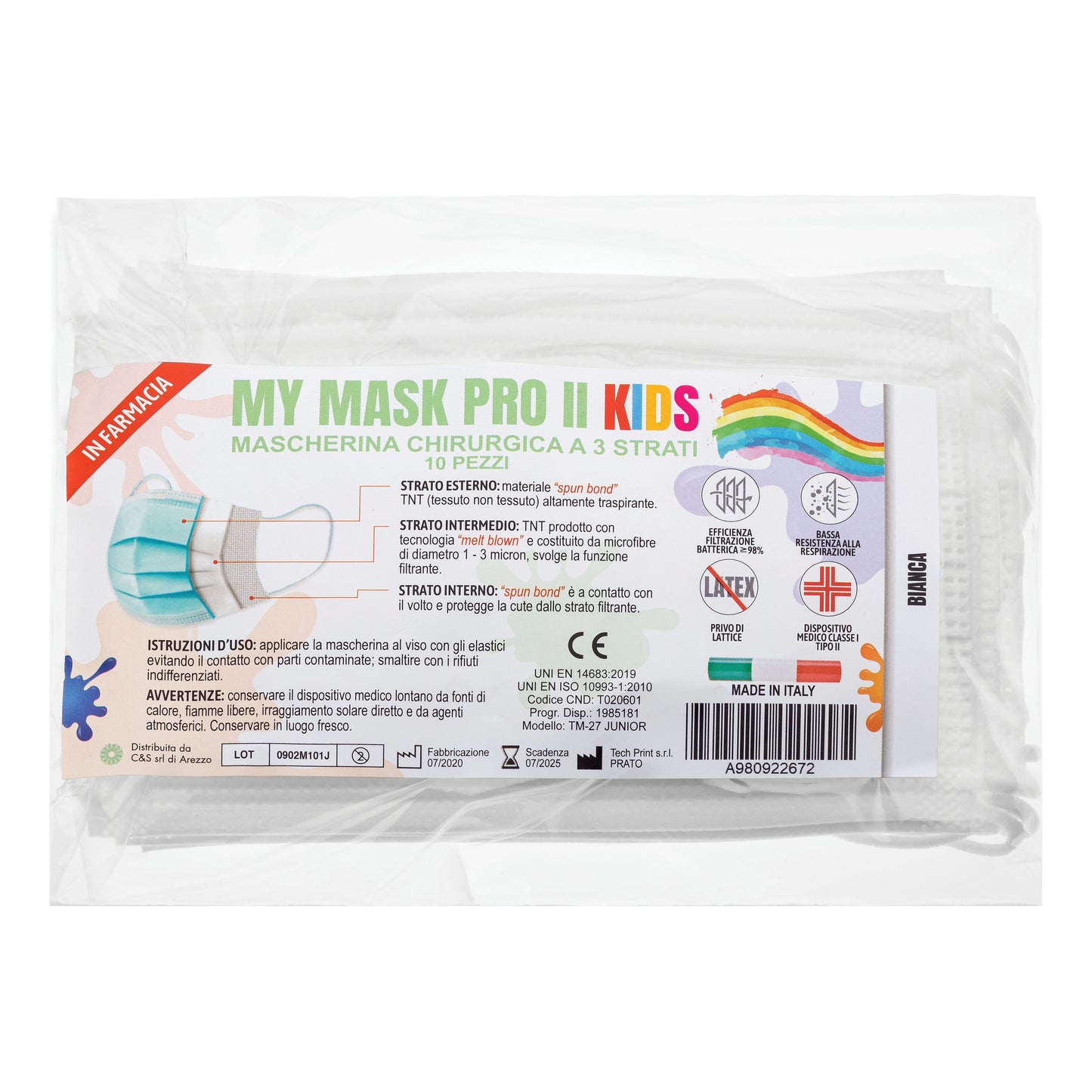 MYMASK PRO II KIDS MAS CHIR10P