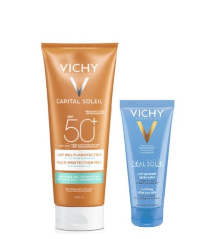 Vichy Capital Soleil Sleever Beach Protect Latte SPF50+Doposole 100ml