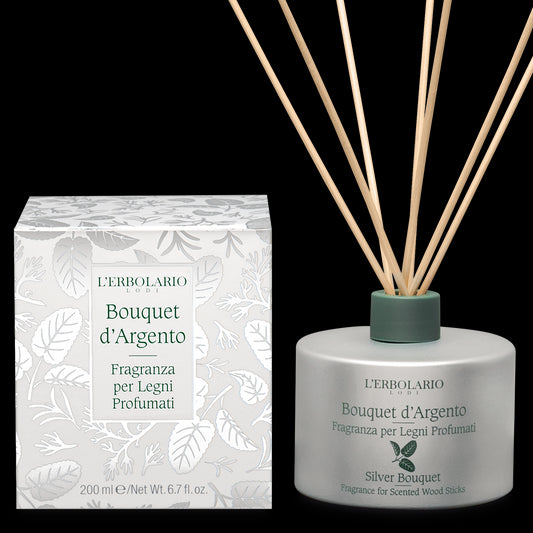 L'Erbolario Fragranza Per Legni Profumati Bouquet D'Argento 200ml