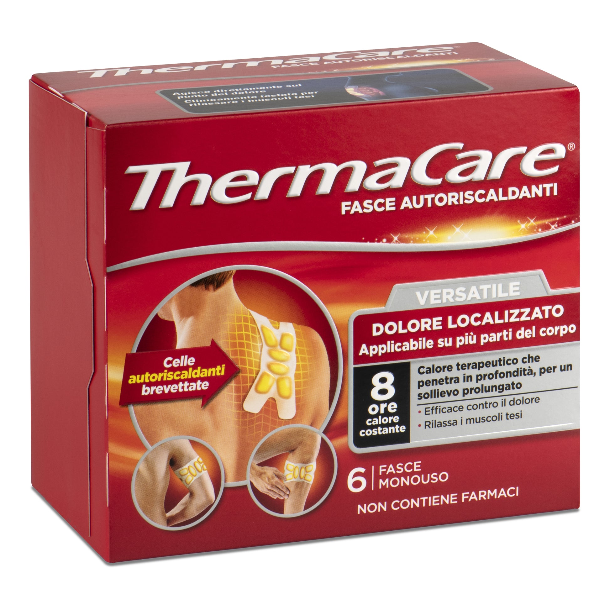 ThermaCare Fasce Autoriscaldanti per Dolore Localizzato 6 Pezzi