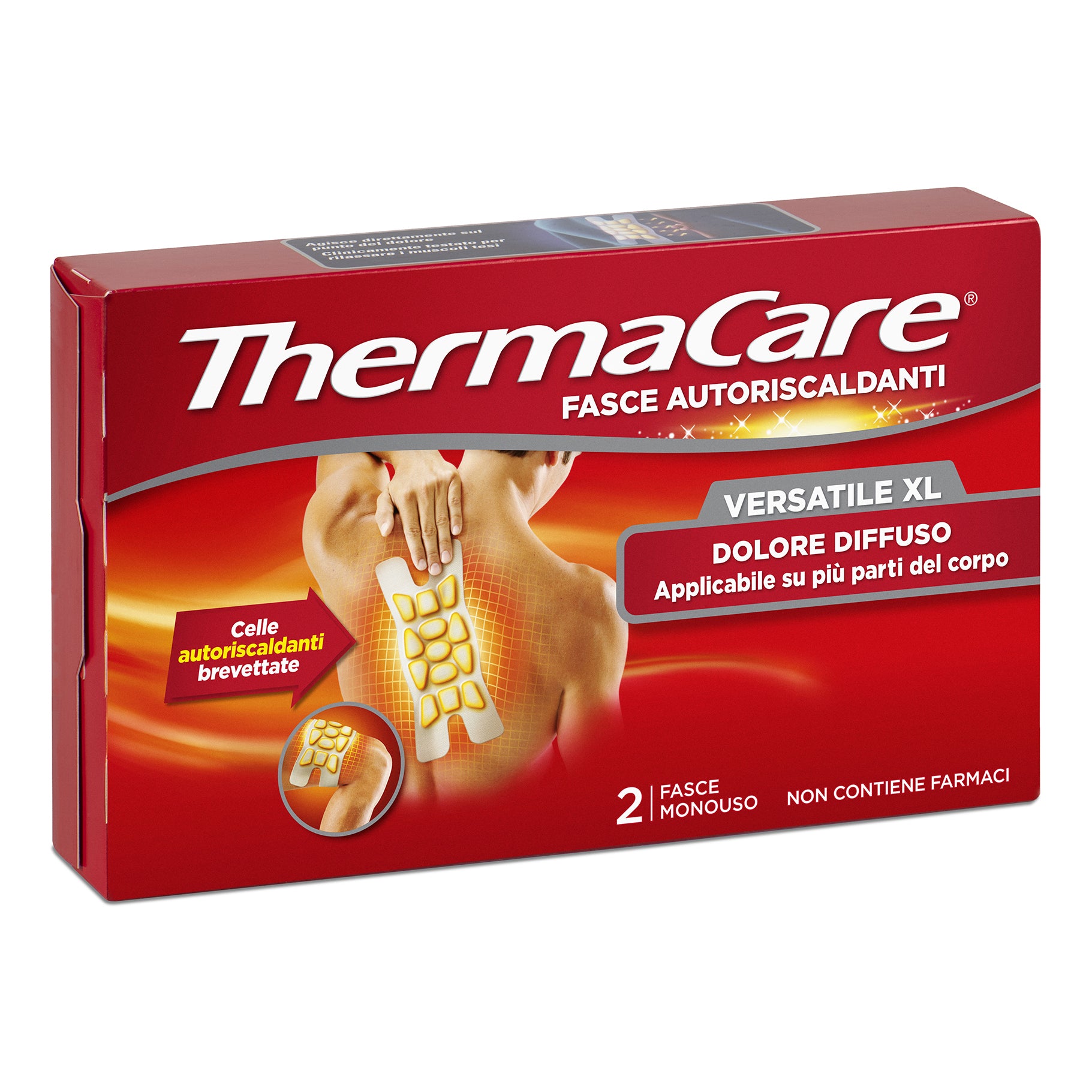 ThermaCare Versatile XL - Fasce Autoriscaldanti 2 Pezzi
