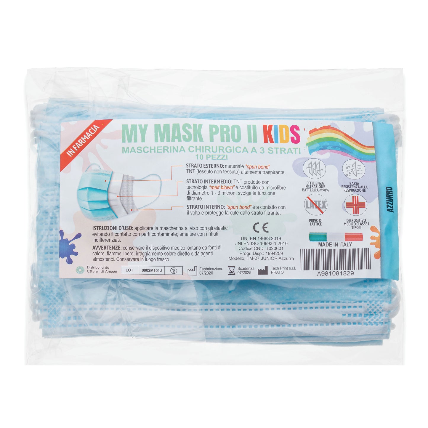 MYMASK PRO II KIDS MAS CHIR AZ