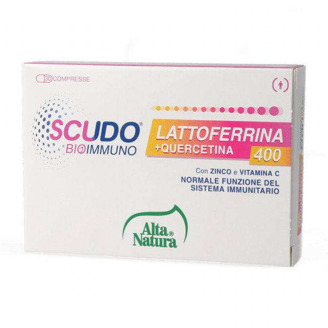 SCUDO BIOIMMUNO&nbsp;LATTOFERRINA + QUERCETINA 400MG 30 COMPRESSE