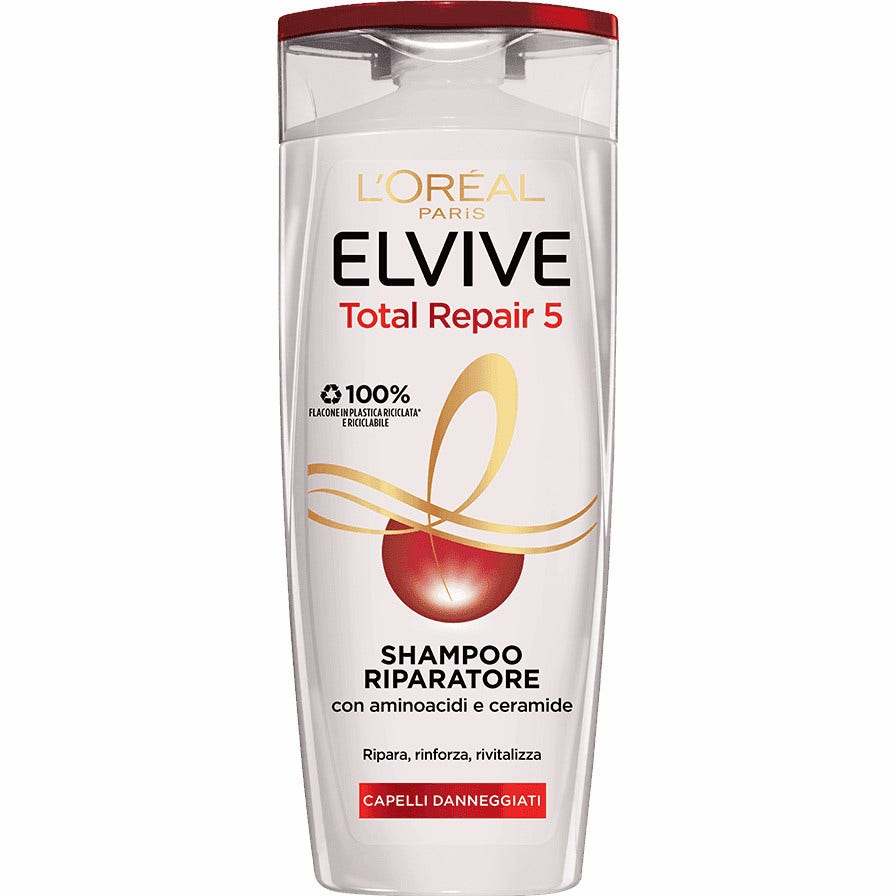 L'OrÉal Paris Elvive Total Repair 5 Shampoo Capelli Danneggiati 400 ml