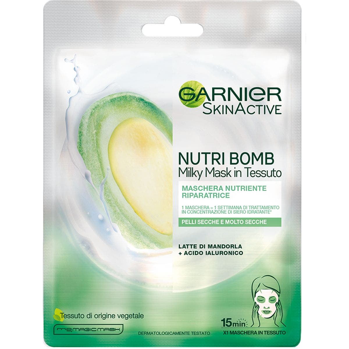 Garnier NutriBomb Maschera in Tessuto Nutriente Riparatrice 1 Pezzo
