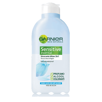 Garnier Sensitive Essential Struccante Bifase 2in1 Viso E Occhi 125ml