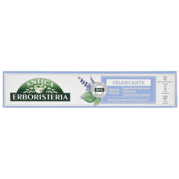 Antica Erboristeria Dentifricio Sbiancante Con Salvia E Menta 75ml