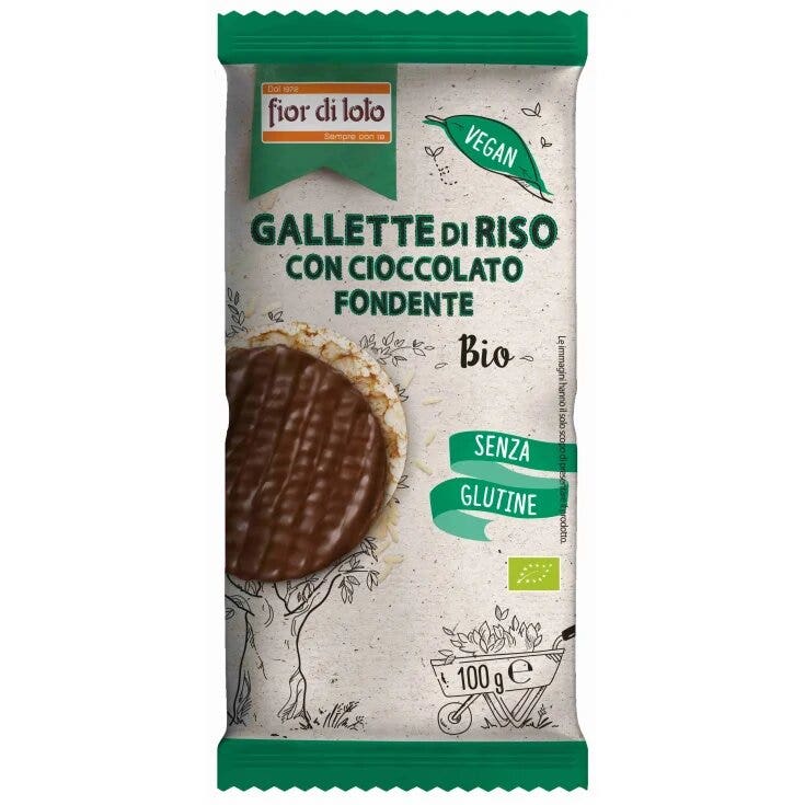 FIOR DI LOTO Gallette Riso Ciocc.100g