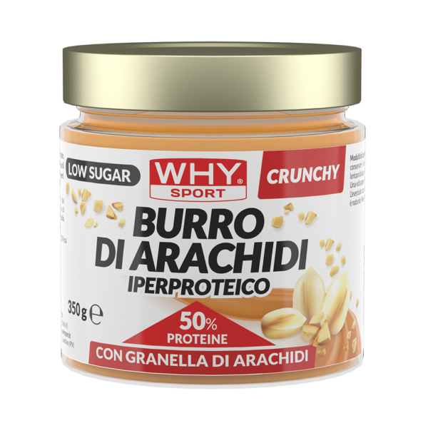 Whysport Burro Di Arachidi Iperproteico Crunchy 350g