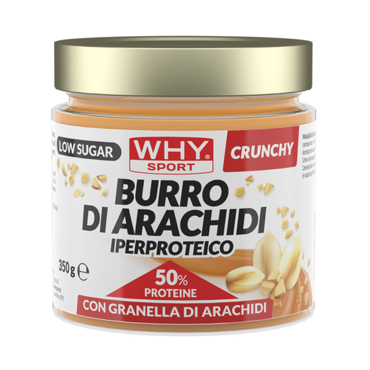 Whysport Burro Di Arachidi Iperproteico Crunchy 350g